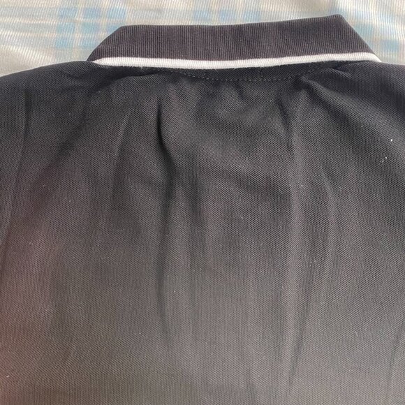 CelineClassic Black Polo Shirt With Lapel Design - Picture 7 of 9